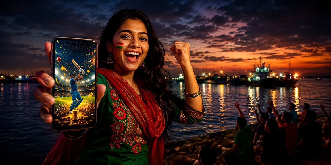 চট্টগ্রামের সমুদ্র সৈকতে বাংলাদেশি ক্রিকেট অনুরাগীরা মোবাইলে বেটিং উপভোগ করছেন